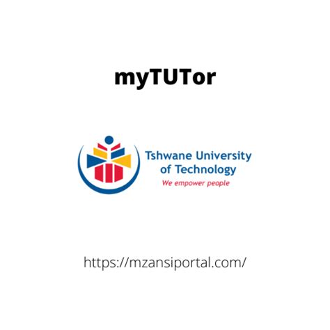 my tudor|tshwane university mytutor.